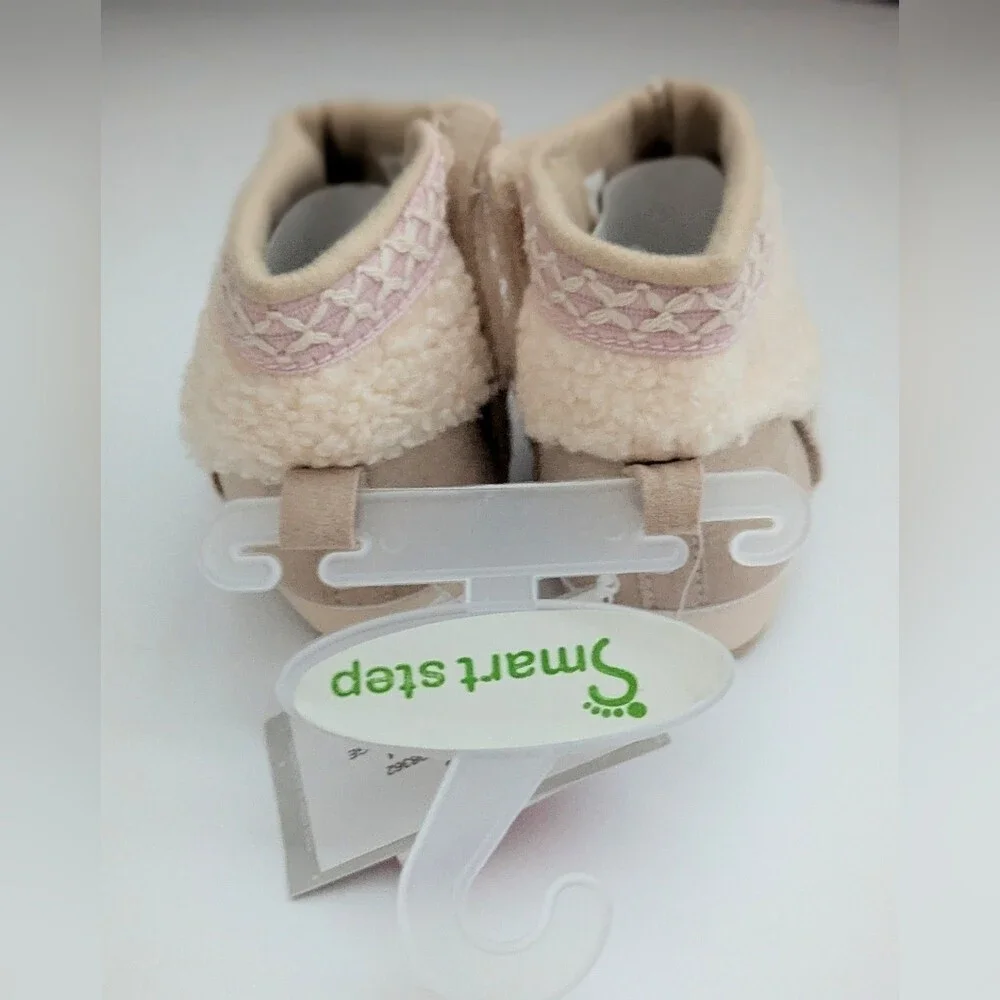 NWT Baby (Size 4) Booties/Boots/Slippers/Moccasins w/Velcro For Easy On/Off
